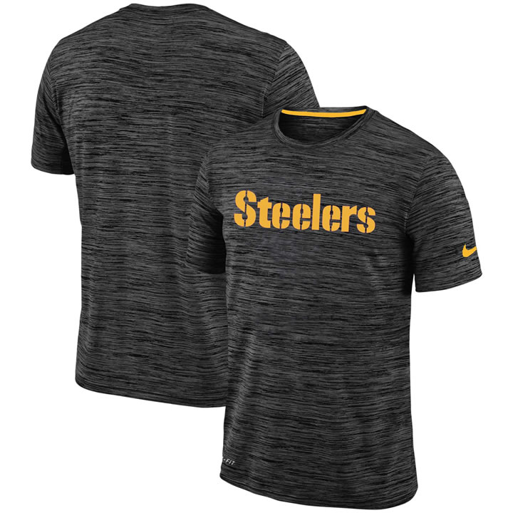 Men's Nike Pittsburgh Steelers Black Velocity Performance T-Shirt,We sell and wholesale Men's Nike Pittsburgh Steelers Black Velocity Performance T-Shirt on line form chian!